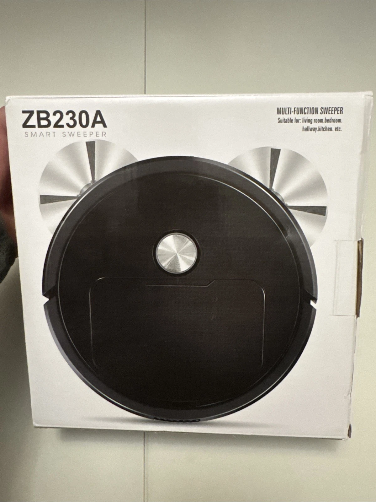 Robot vacuum cleaner ZB230A BLACK. Smart sweeper. Multi-function sweeper