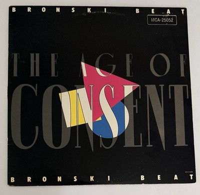 Bronski Beat Age Of Consent LP MCA Sterling Smalltown Boy EX/NM VG+