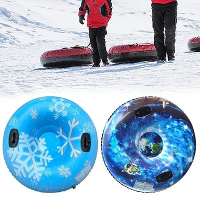 Aufblasbarer Schneeschlauch mit Griffen, Schneespielzeug, tragbar,