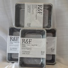 R&F Rf Handmade Paints - 3-Pack Heavy Duty Encaustic Palette Cups 984