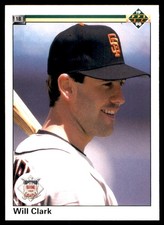 Will Clark 1990 Upper Deck #50 Giants MLB READ FREE SHIPPING AutographDen