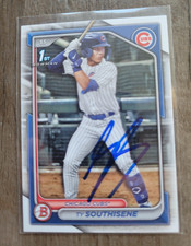Ty Southisene Signed 2024 Bowman Draft Baseball Card Cubs #BD45