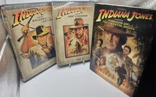 Indiana Jones (Raiders of the Lost Arc, The Last Crusade, Crystal Skull) DVD Lot