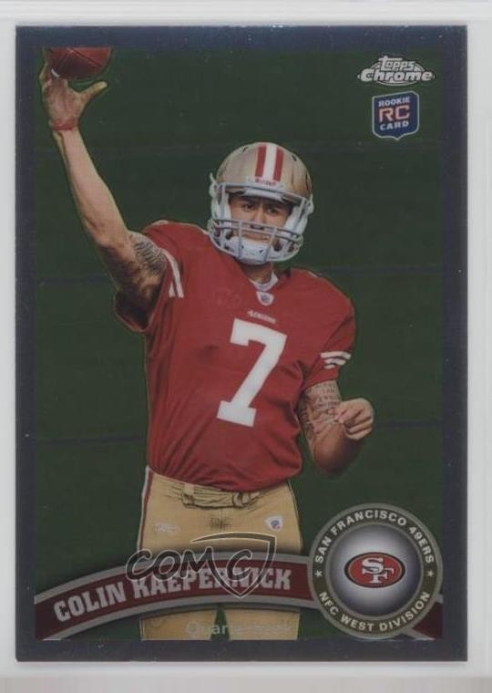 2011 Topps Chrome Colin Kaepernick (Throwing Ball) #25 7rf