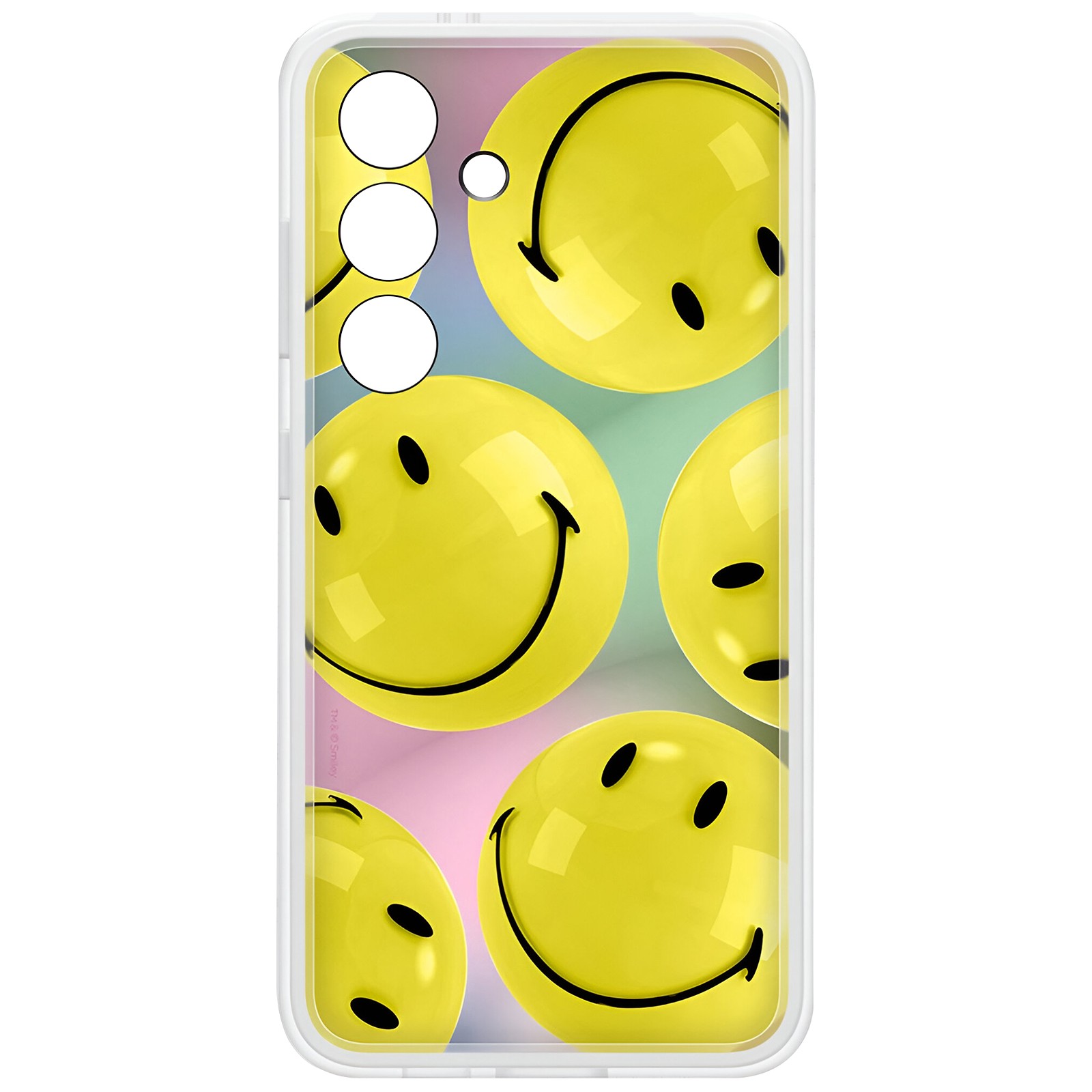 Coque de luxe interchangeable jaune pour habiller le Samsung Galaxy S24 Plus