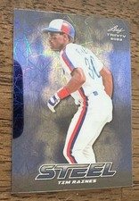 2023 Leaf Trinity 26/ 99  Tim Raines Blue Steel Lazer #s-74  Mega Box   