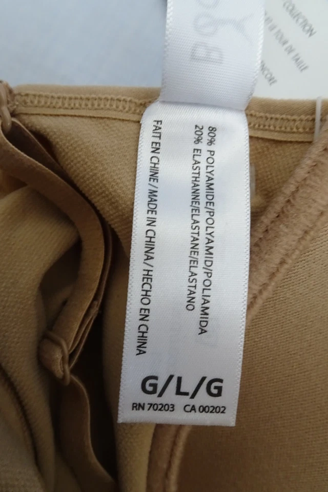 BODY WRAP Firm Control Bodysuit 44003 Nude Large NEW  3 way NWT - Image 4 of 4