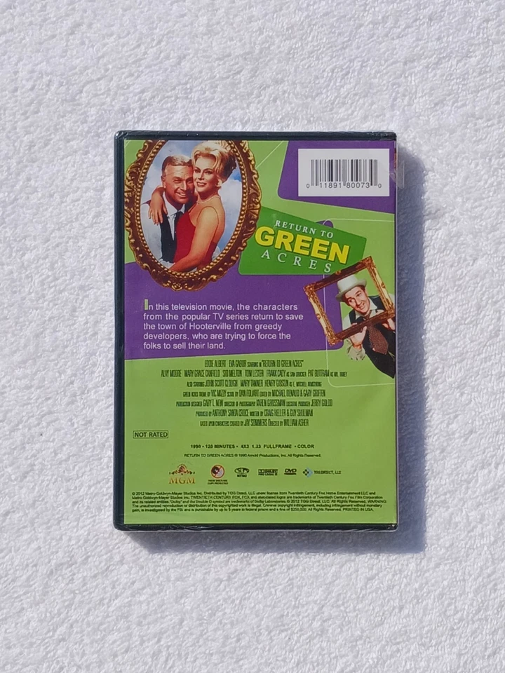 Return to Green Acres (DVD, 2012) NEW Sealed - Image 2 of 2