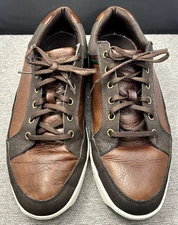 FootJoy FJ Contour Casual Brown Leather Spikeless Golf Shoes Men's 11 M 54275