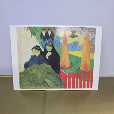 1971 Postcard The Art Institute Of Chicago Paul Gauguin Old Women Of Aries IL
