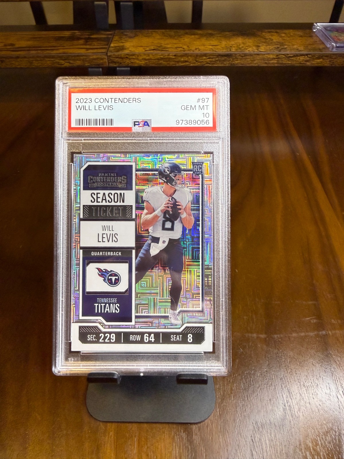 Will Levis Panini Contenders #97 Base