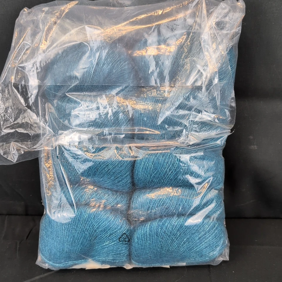 Lot Of (10) Skeins Rowan Kidsilk Haze #671 Peacock - Image 4 of 4