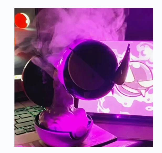 Anime Humidificador Gastly Pokemon Agua Spray Purificador de Aire de Escritorio Foto 2 de 4