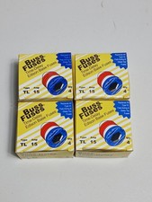 Buss Bussman TL-15PK4 Type TL 15A 15 Time Delay Plug Fuse Lot of 16
