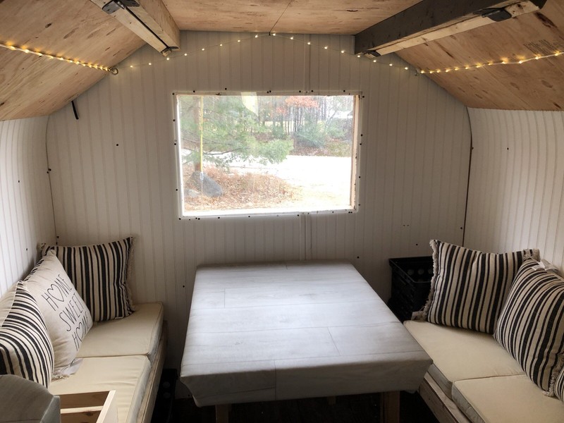 Tiny House On Trailer With Queen Bed That Folds Up Into The Ceiling - Image 4