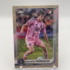 Topps MLS Chrome 2025 Benjamin Cremaschi Gold Wave /50 Inter Miami