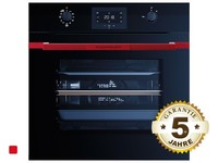 KüPpersbusch Bp 6332.0 SE8 K-Series.3 Pyrolyse Pizza-Backofen Schwarz/Hot Chili