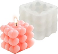 Silikonform Herz Kerzenform 3D Herzform Bubble Kerzenform Epoxidharz GießForm