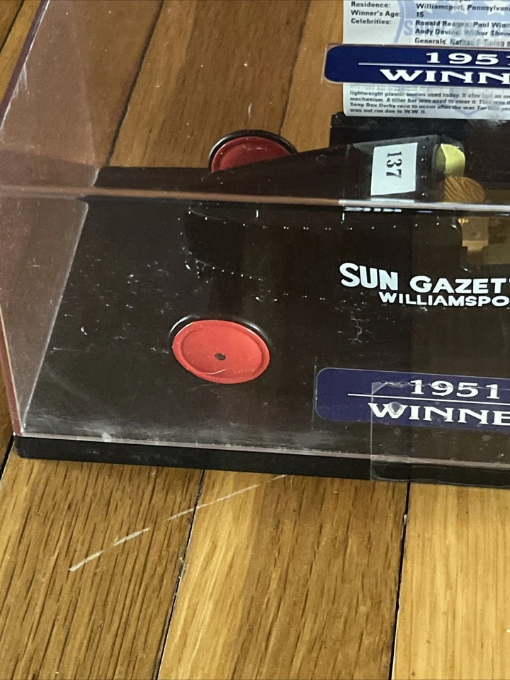 1951 Soap Box Derby Winner Diecast Sun Gazette Co. Williamsport, PA - Image 3 of 4