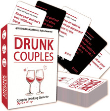 DRUNK COUPLES - Couples Drinking Game to Spice it Up for Date Night, 100 Fun  S
