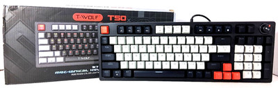 T-Wolf T50 97-Key Mechanical Gaming Keyboard with Knob Tested Excellent Keyboard