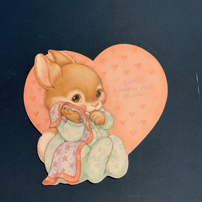 #ad Hallmark Baby Plaque 1985 Keepsake Baby Is Another Word for Love New Never Used $15.99