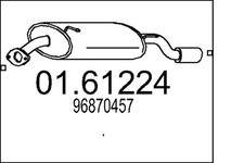 Pot d'échappement Chevrolet CAPTIVA