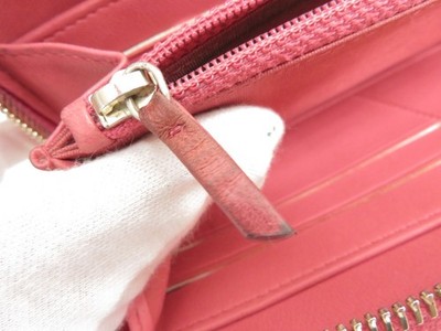 CHANEL 財布 Authentic CHANEL Matelasse Leather Zip Around Zippy Long Wallet