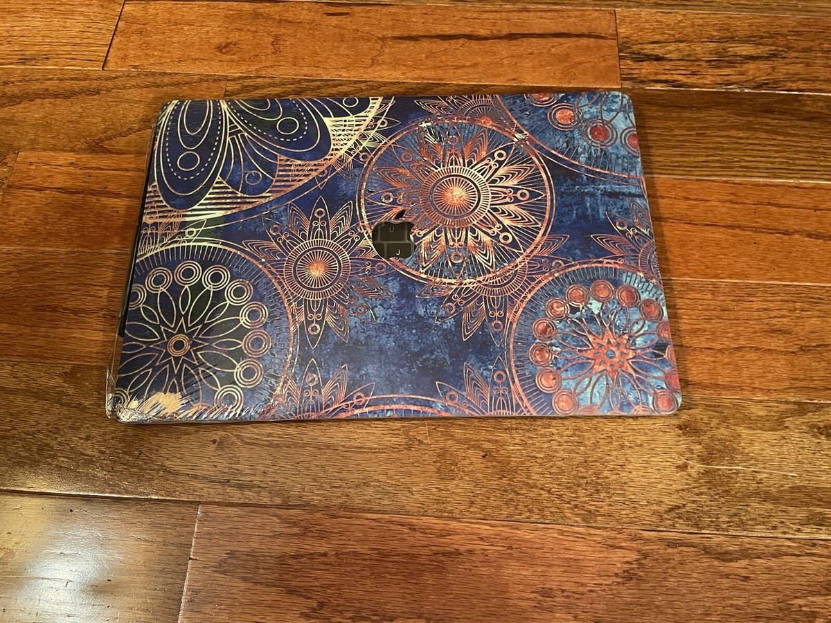 Gold Boho Mandala Hard Shell Case For MacBook Air/Pro - Fits 11 To 16 Inch - Multi-Color
