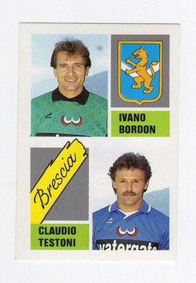 1989 FOOTBALL FIGURE 89 EUROFLASH NUMBER 331 BRESCIA BORDON, TESTONI