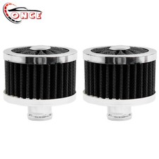 2pcs Extra Flow 1 To 1-14 Push In Valve Cover Baffle Breather Vent Filters