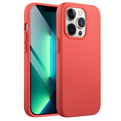 JETech Silicone Case for iPhone 13 Pro 6.1-Inch, Silky-Soft Touch Full-Body Case