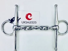 Full Cheek Waterford Snaffle Bit Stainless steel (UKSALES25®)*SAME DAY DISPATCH*