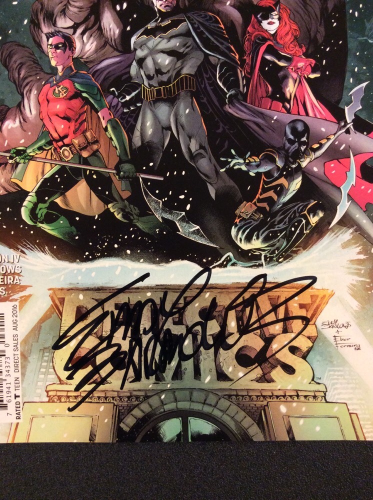 BATMAN DETECTIVE COMICS #934 Signed EDDY BARROWS DC Universe Rebirth ...