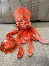 TY Beanie Baby - WIGGLY the Octopus (8.5 inch) - MWMTs - DOB Jan 25, 2000