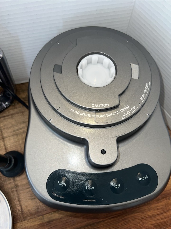 Cuisinart FP11GMFR FullSize Food Processor Gunmetal eBay