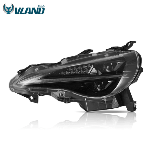 VLAND LED Headlights w/DRL Animation For 2013-20 Subaru BRZ/Scion FR-S/Toyota 86 - Picture 2 of 18