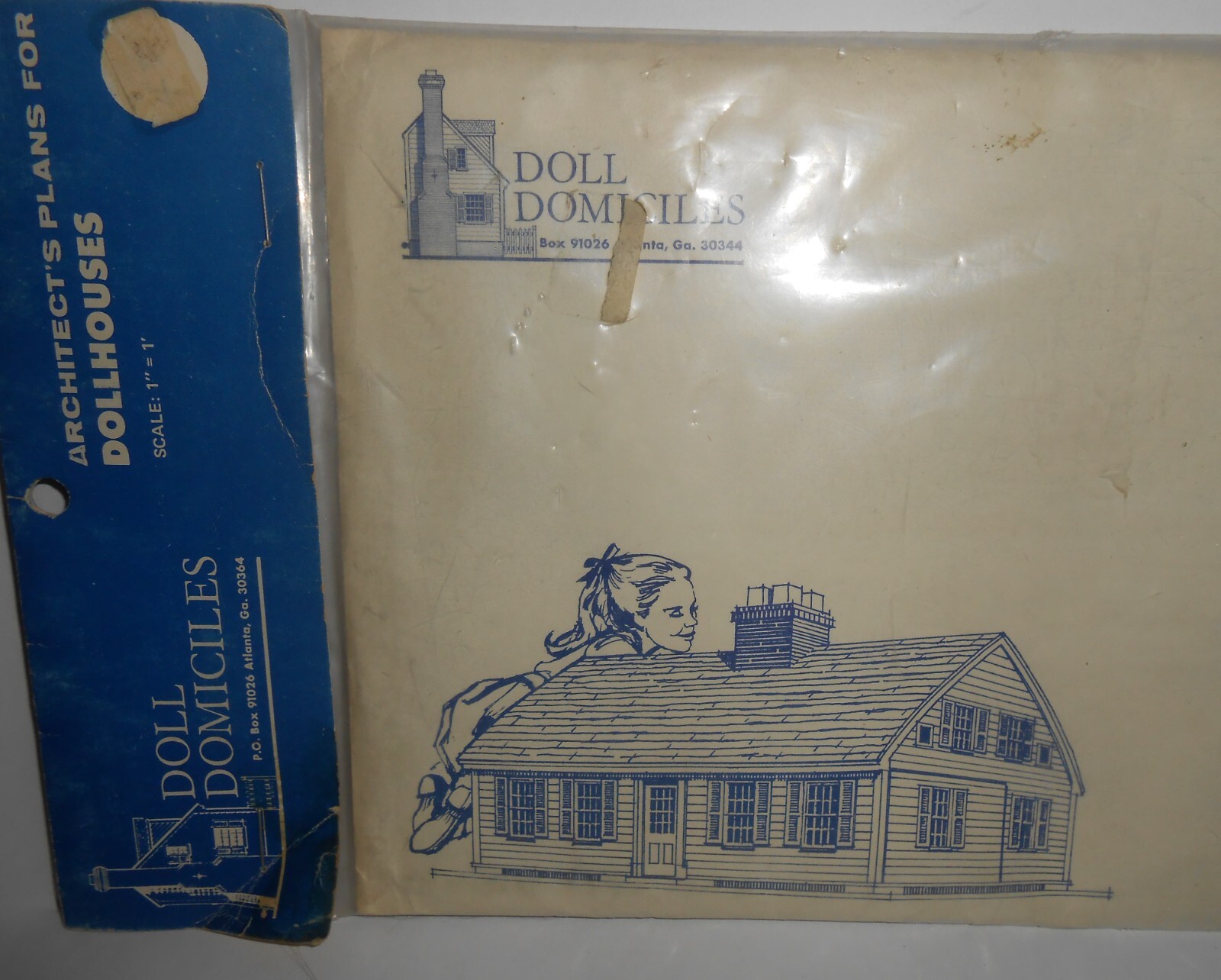 Vintage 1975 Doll Domiciles CAPE COD Dollhouse Plans eBay