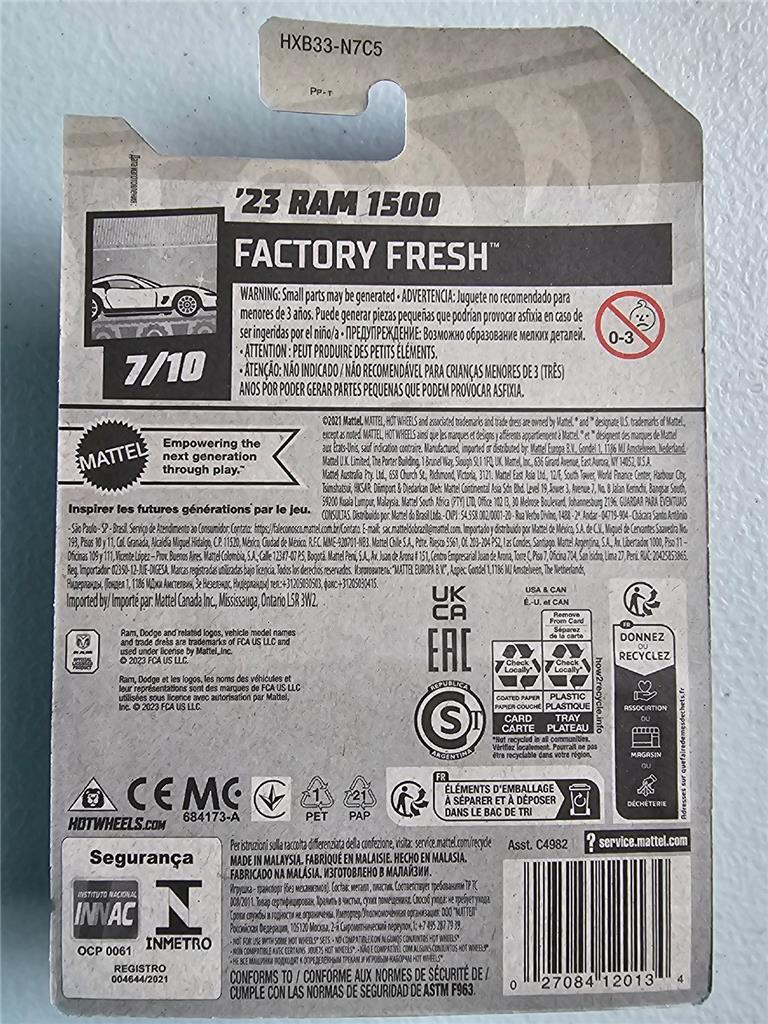 2024 Hot Wheels 97/250 HXB33 '23 Ram 1500 Factory Fresh 7/10 | eBay
