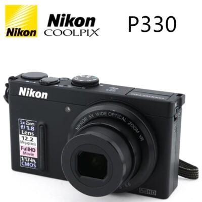 Nikon COOLPIX P330 ブラック Nikon COOLPIX P330 12.2MP Digital Camera - Black English w/battery