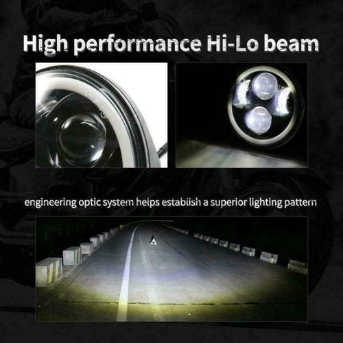 4pcs 5.75"inch Projector LED Headlight Turn Signal for Ford Galaxie 500 1962-74 - Picture 2 of 12