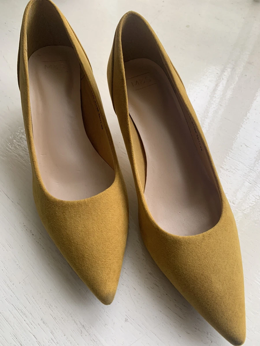 M and s yellow shoes best sale