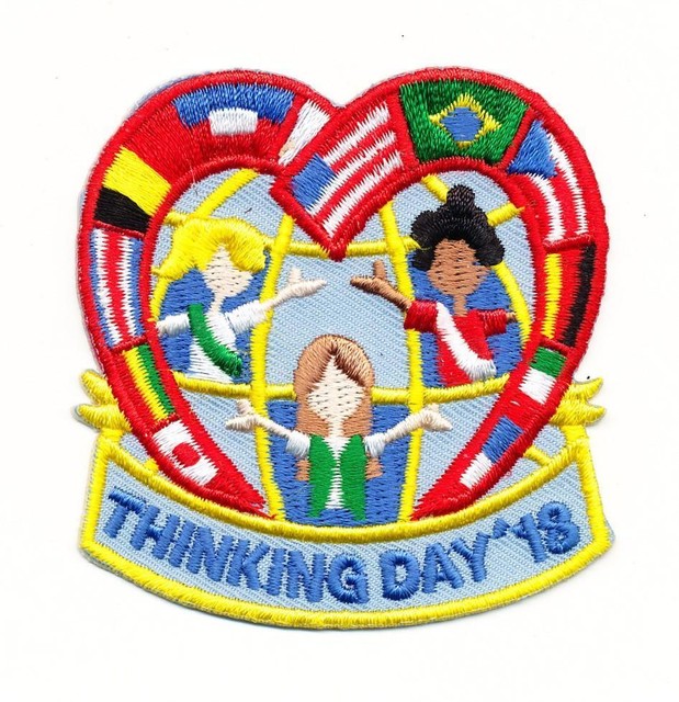 Girl International World Thinking Day Fun Patches Crests Badges Scout