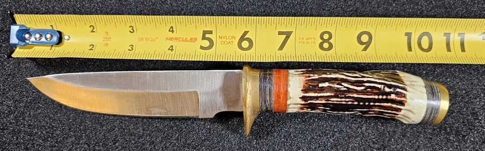 Cuchillo Bowie Chipaway Cubiertos De Colección en Total 10.5" con Funda - Bueno+++ Foto 4 de 4