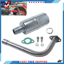 Exhaust Pipe Muffler For Predator 196cc 212cc GX200 Coleman CT200U Mini Bike