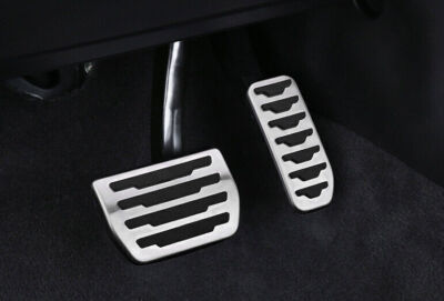 For Range Rover Evoque 20-23 Silver Aluminum Brake Pedal Accelerator Pedal Cover