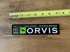 Orvis Est 1856 Quality Fly Fishing Sticker/Decal Approx 7” New Authentic