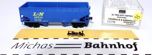 Micro Trains Line 55070 33' Twin Bay Hopper Louisville Nashville 60026 N 1:160 g | Zustand: Gebraucht