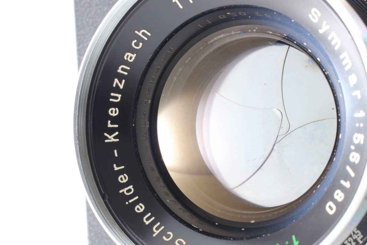 Exc+5] Schneider Kreuznach Symmar 180mm f5.6 Lens Synchro Compur 