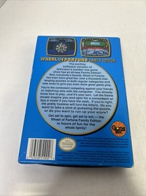 Wheel of Fortune NES Family Edition 1990 CIB Complete Great Condition Z3
